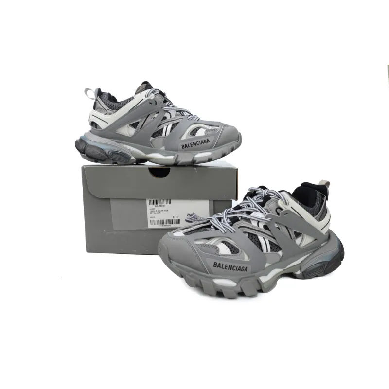 EM Sneakers Balenciaga Track Sneaker Grey White Black(Without LED)