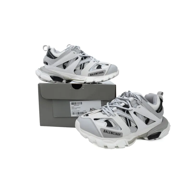 EM Sneakers Balenciaga Track Sneaker White Gray Black(Without LED)
