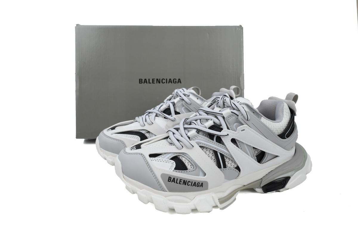 EM Sneakers Balenciaga Track Sneaker White Gray Black(Without LED)