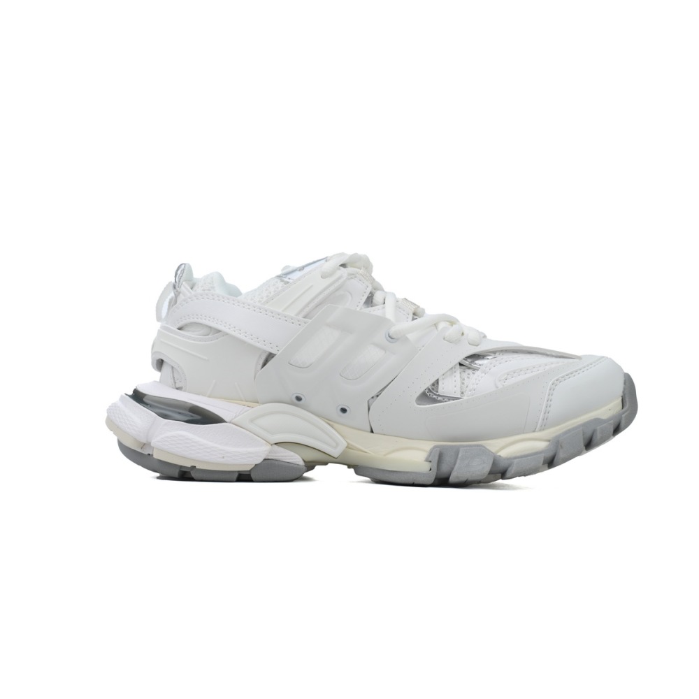 EM Sneakers Balenciaga Track Sneaker White Grey Silver(Without LED)