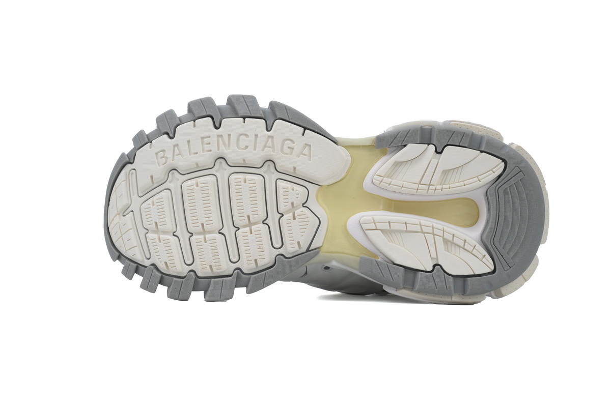 EM Sneakers Balenciaga Track Sneaker White Grey Silver(Without LED)