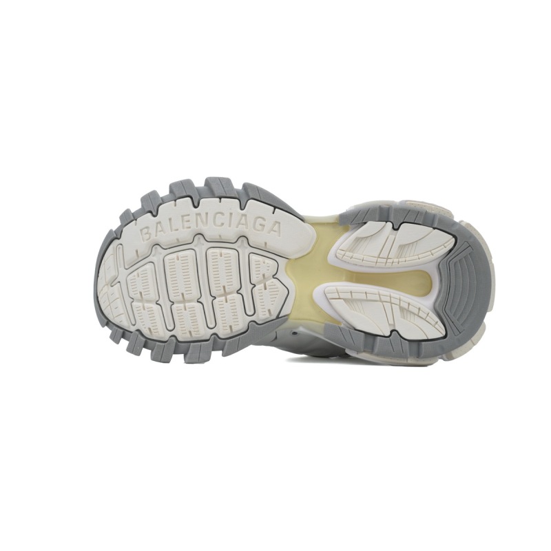 EM Sneakers Balenciaga Track Sneaker White Grey Silver(Without LED)