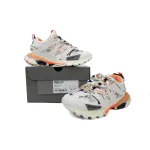 EM Sneakers Balenciaga Track Sneaker White Orange(Without LED)