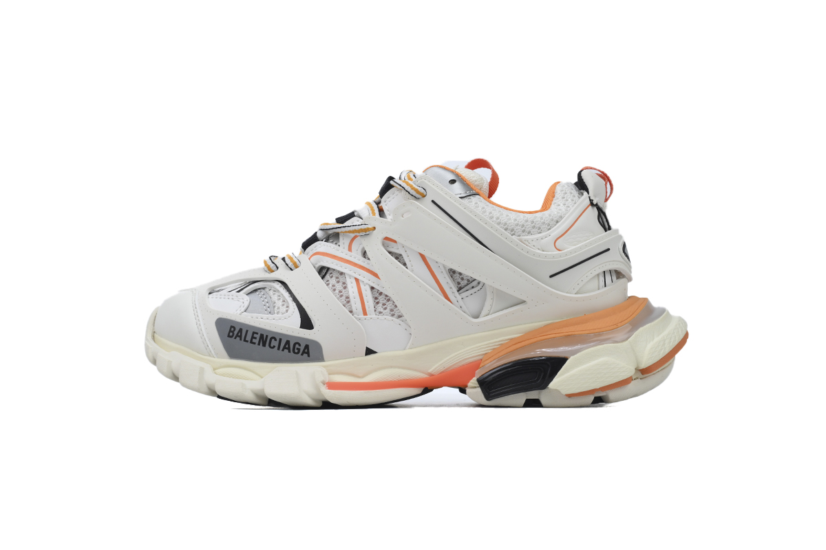 EM Sneakers Balenciaga Track Sneaker White Orange(Without LED)