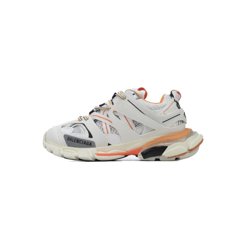 EM Sneakers Balenciaga Track Sneaker White Orange(Without LED)