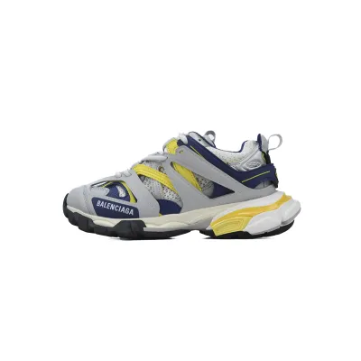 EM Sneakers Balenciaga Track Sneaker Grey Yellow Blue(Without LED) 01