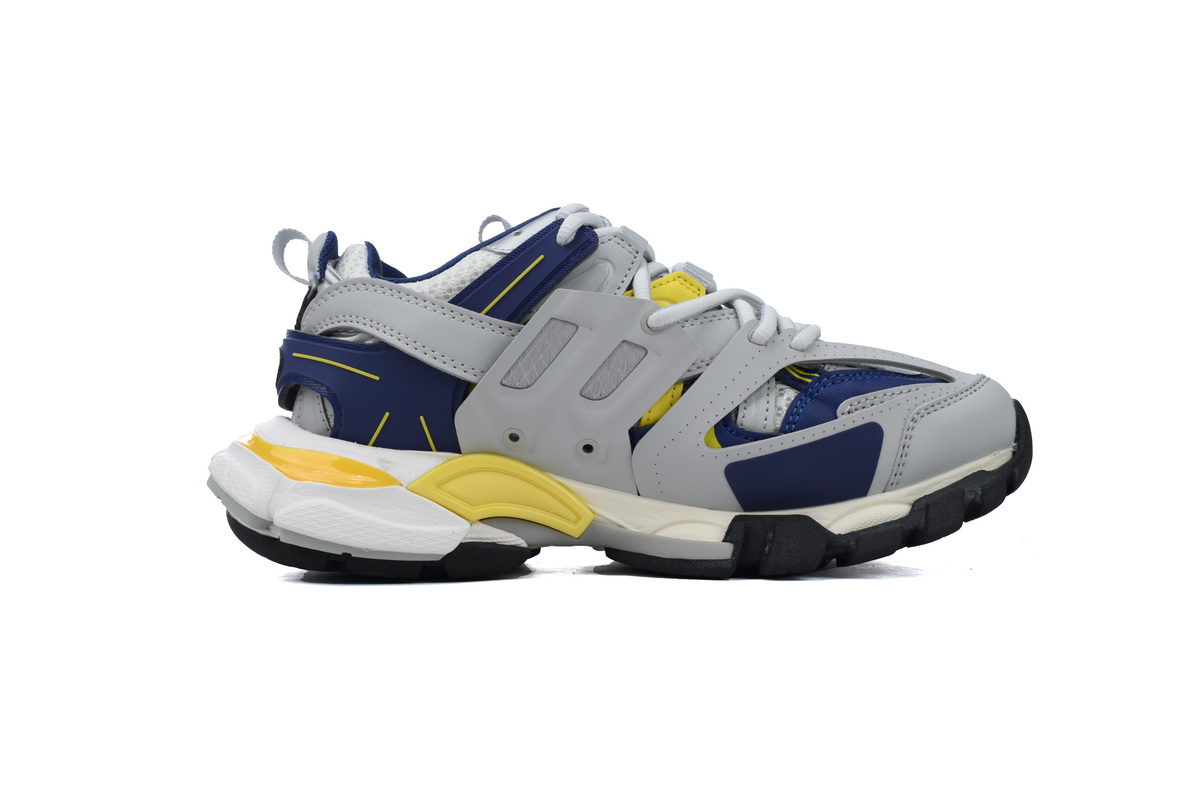 EM Sneakers Balenciaga Track Sneaker Grey Yellow Blue(Without LED)