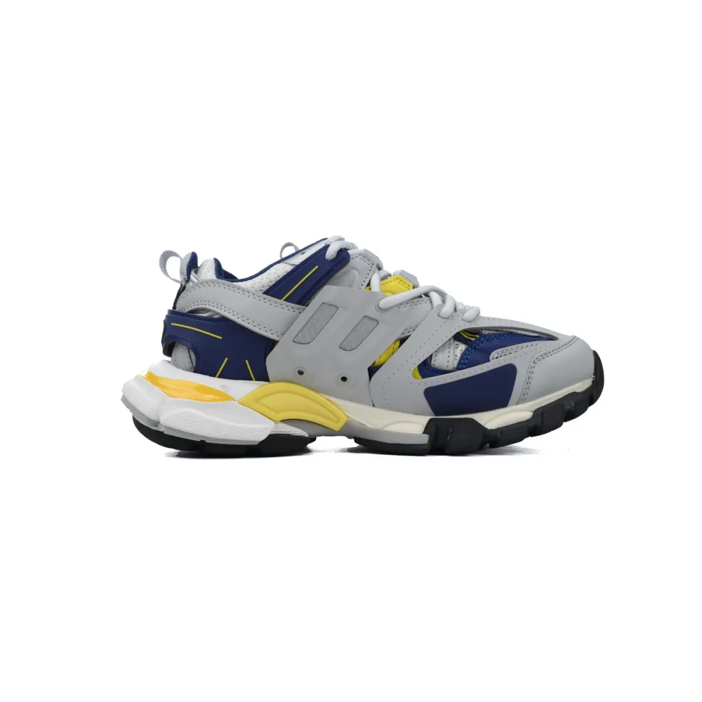 EM Sneakers Balenciaga Track Sneaker Grey Yellow Blue(Without LED)