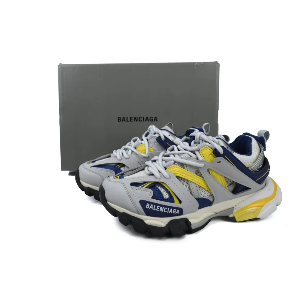 EM Sneakers Balenciaga Track Sneaker Grey Yellow Blue(Without LED)