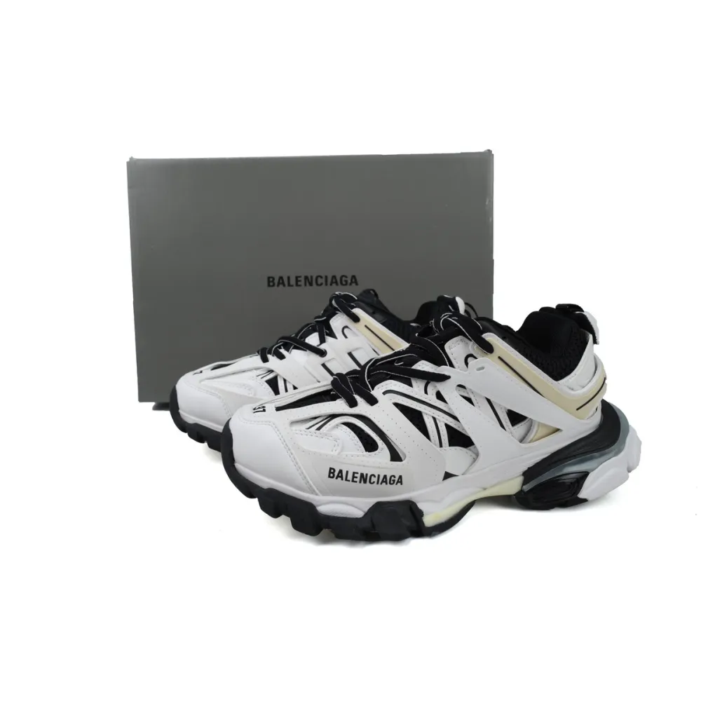 EM Sneakers Balenciaga Track Sneaker White Black(Without LED)