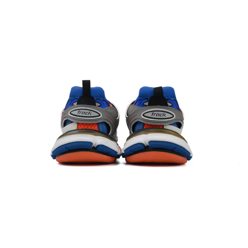 EM Sneakers Balenciaga Track Sneaker White Blue Orange(Without LED)