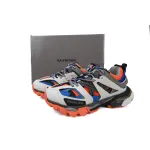 EM Sneakers Balenciaga Track Sneaker White Blue Orange(Without LED)