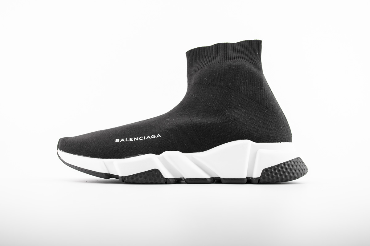EM Sneakers Balenciaga Speed Recycled Black White