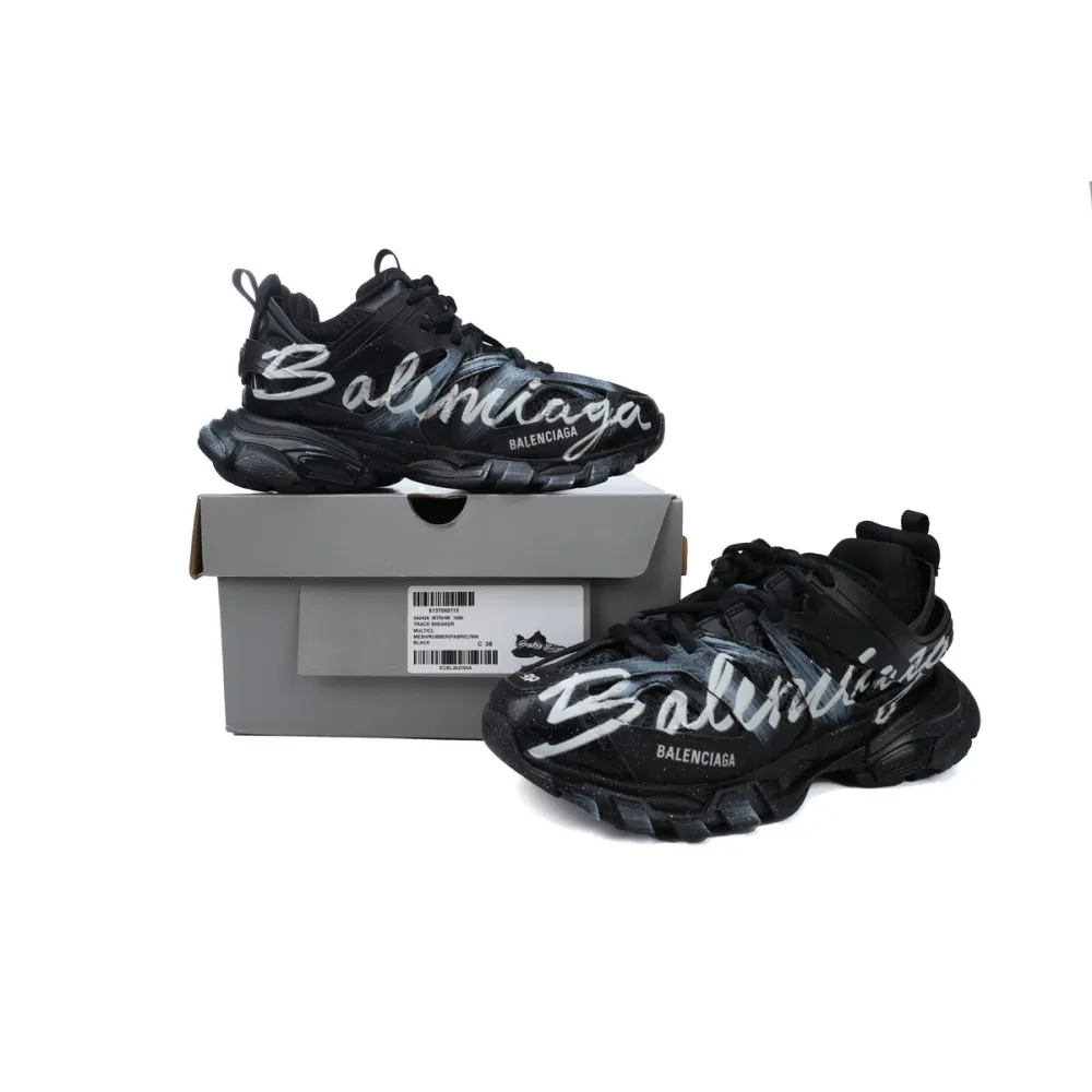 EM Sneakers  Balenciaga Track Sneaker White Graffiti(Without LED)