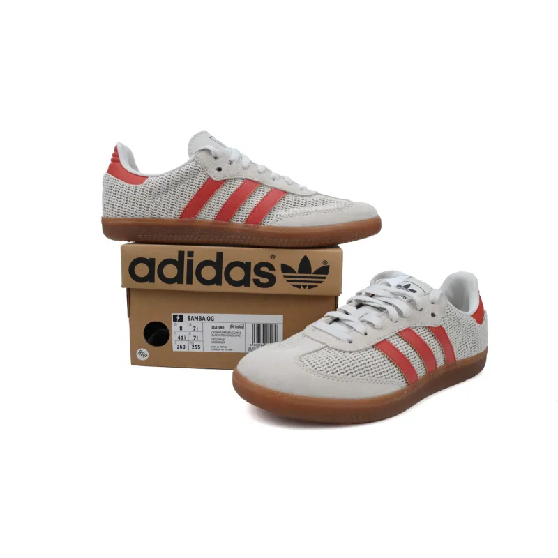 EM Sneakers adidas Samba OG Crystal White Preloved Red