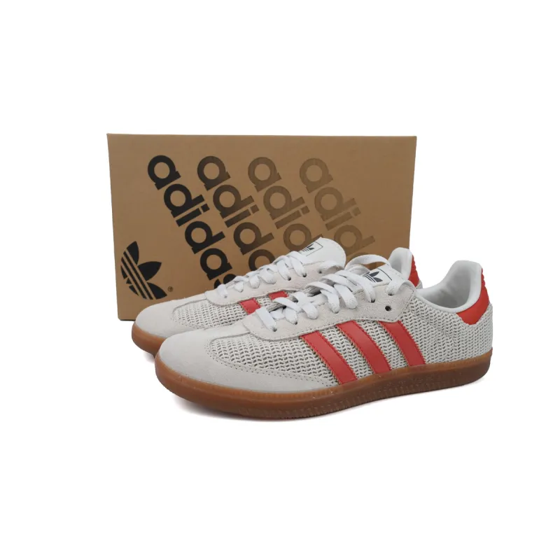 EM Sneakers adidas Samba OG Crystal White Preloved Red