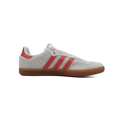 EM Sneakers Adidas Samba OG Crystal White Preloved Red 02