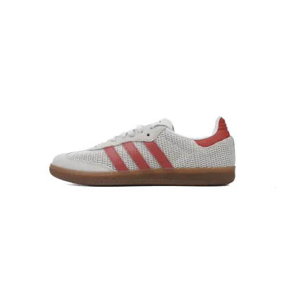EM Sneakers adidas Samba OG Crystal White Preloved Red 01