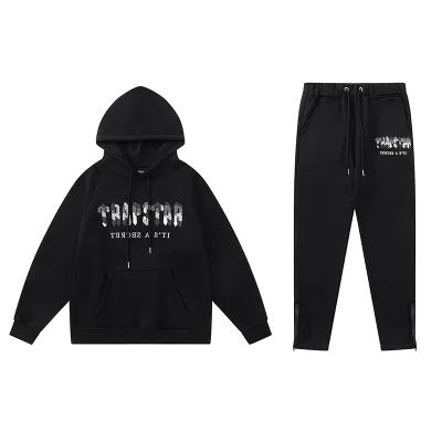 EM Sneakers Trapstar Hoodie Tracksuit-2431(Black) 01