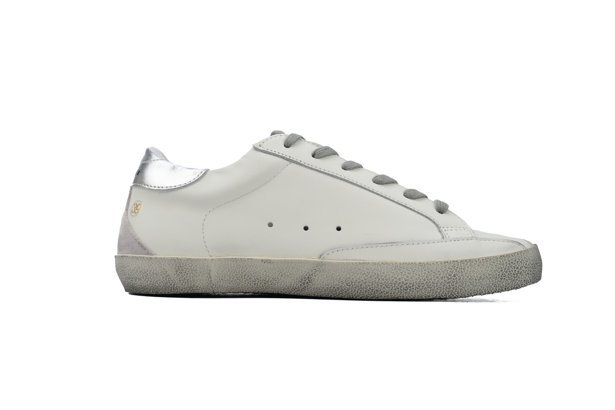 EM Sneakers Golden Goose Super Star 'Silver Heel'