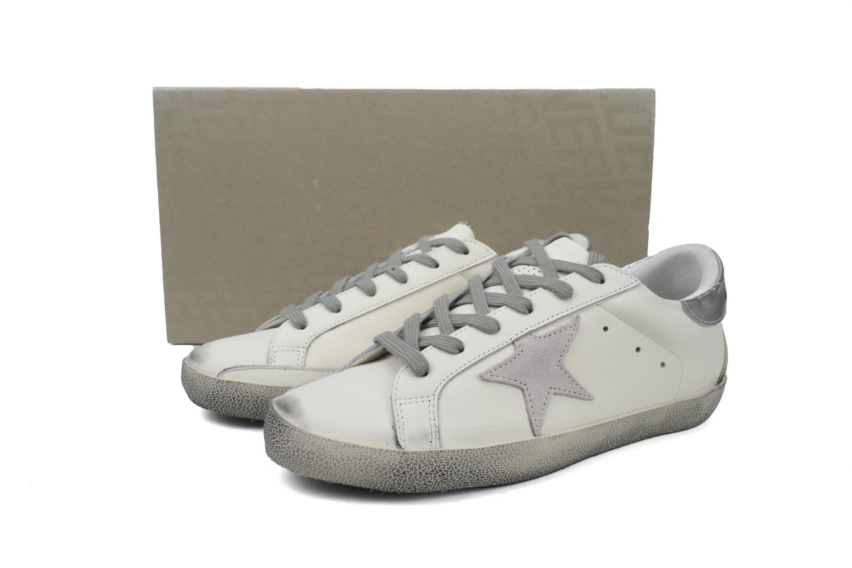 EM Sneakers Golden Goose Super Star 'Silver Heel'
