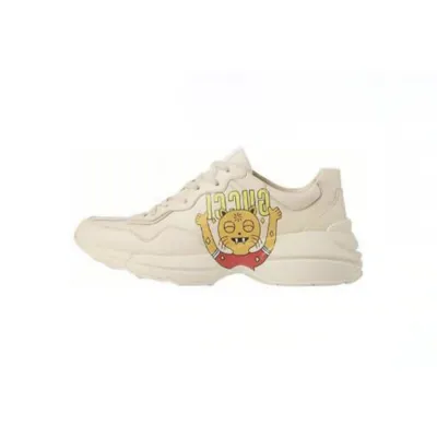 Gucci Rhyton Cat Print Beige Multi 01