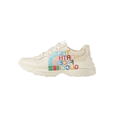 EM Sneakers Gucci Rhyton x The North Face Beige  01