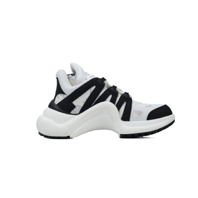 EM Sneakers Louis Vuitton Archlight Sneakers Pattern Black and White 02