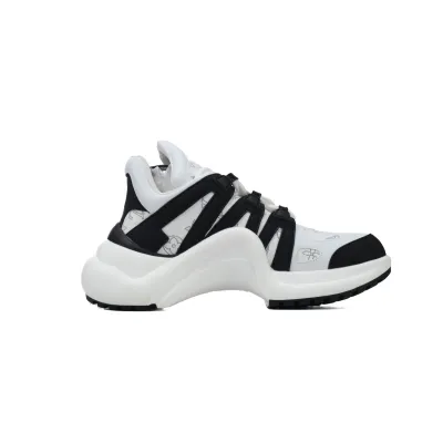 EM Sneakers Louis Vuitton Archlight Sneakers Pattern Black and White 02