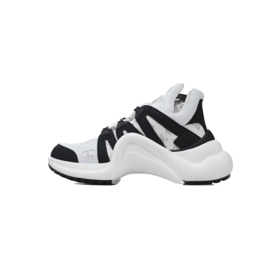 EM Sneakers Louis Vuitton Archlight Sneakers Pattern Black and White 01