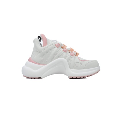 EM Sneakers Louis Vuitton Archlight Sneakers Pink Buttons 02