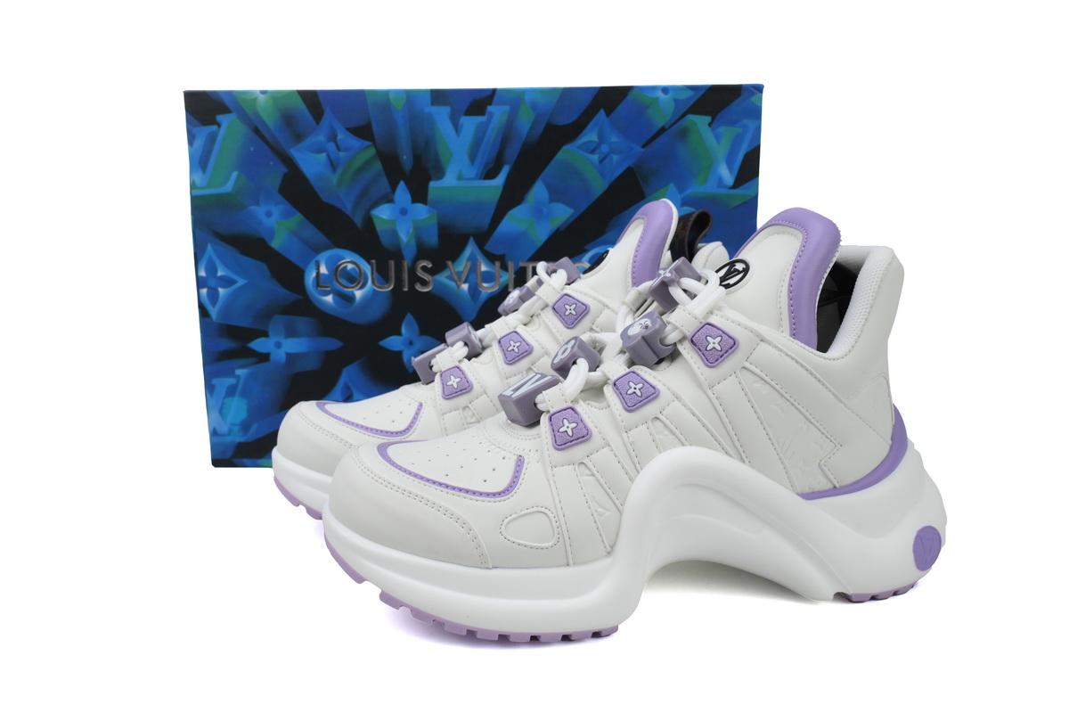 EM Sneakers Louis Vuitton Archlight Sneakers White and Purple