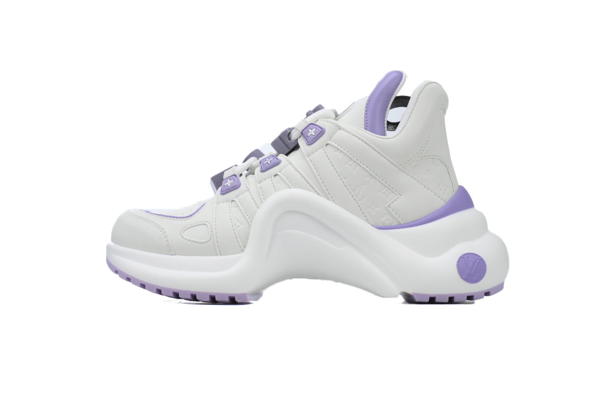 EM Sneakers Louis Vuitton Archlight Sneakers White and Purple