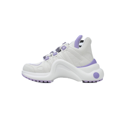 EM Sneakers Louis Vuitton Archlight Sneakers White and Purple 01