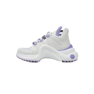 EM Sneakers Louis Vuitton Archlight Sneakers White and Purple 01