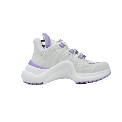 EM Sneakers Louis Vuitton Archlight Sneakers White and Purple 02