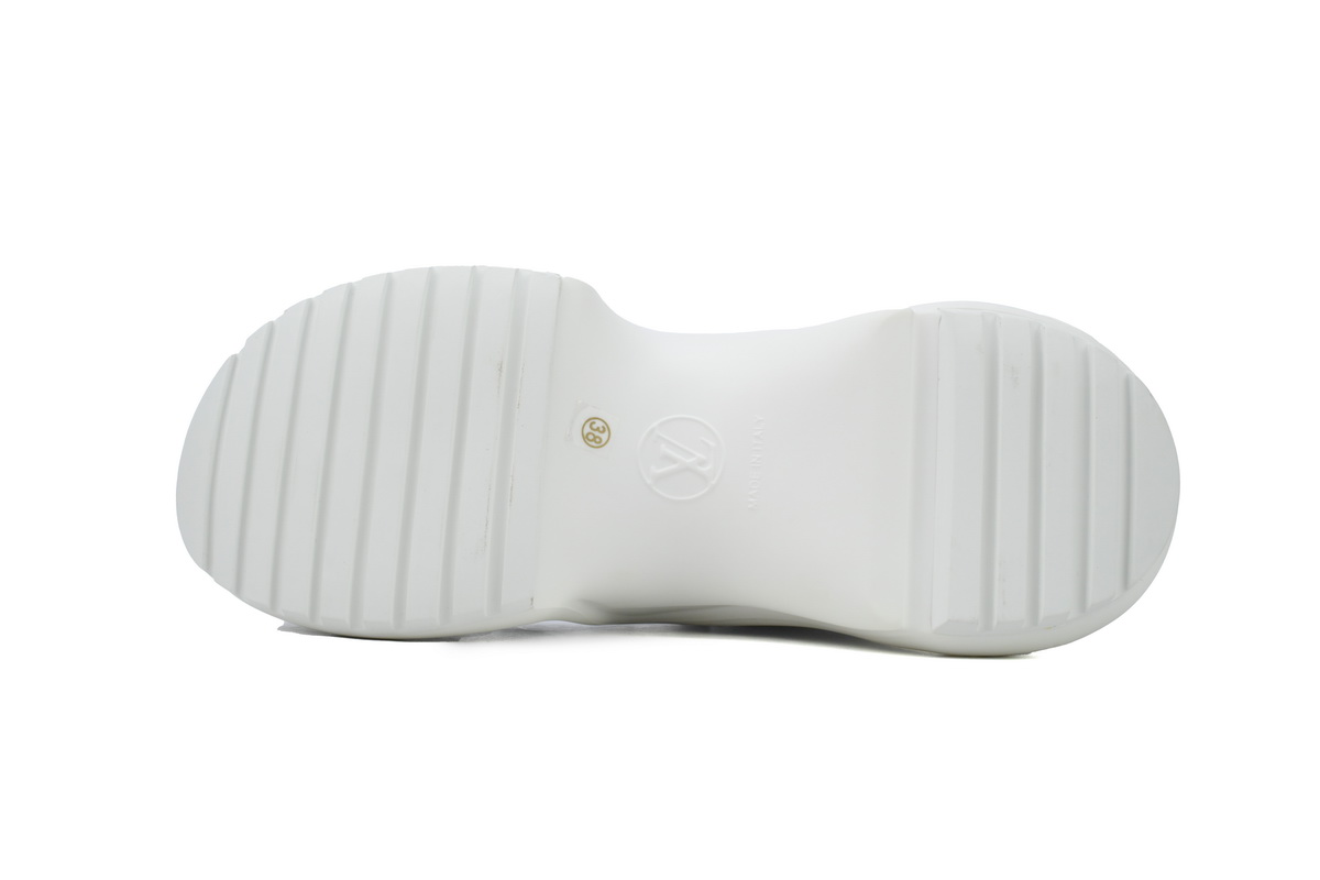 EM Sneakers Louis Vuitton Archlight Sneakers White Stripe Gray Print