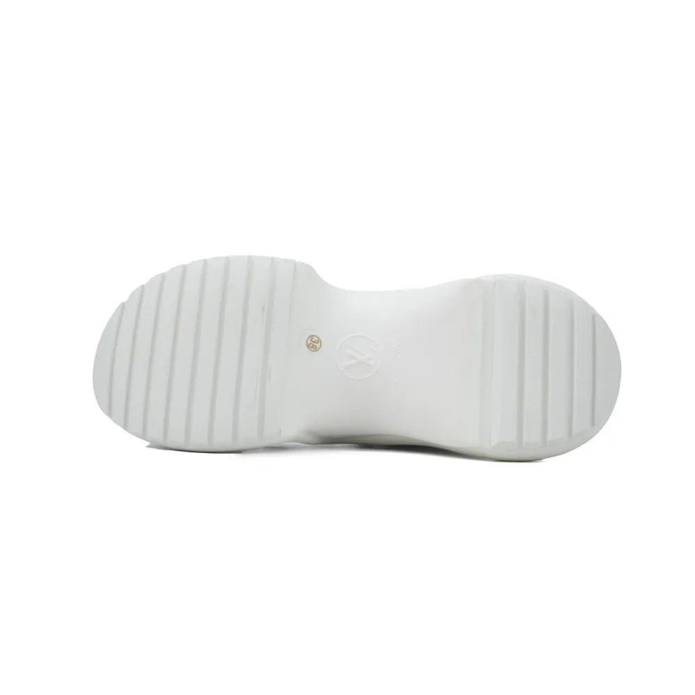 EM Sneakers Louis Vuitton Archlight Sneakers White Stripe Gray Print