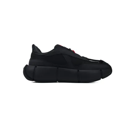 EM Sneakers Prada Sneakers Black Red 02