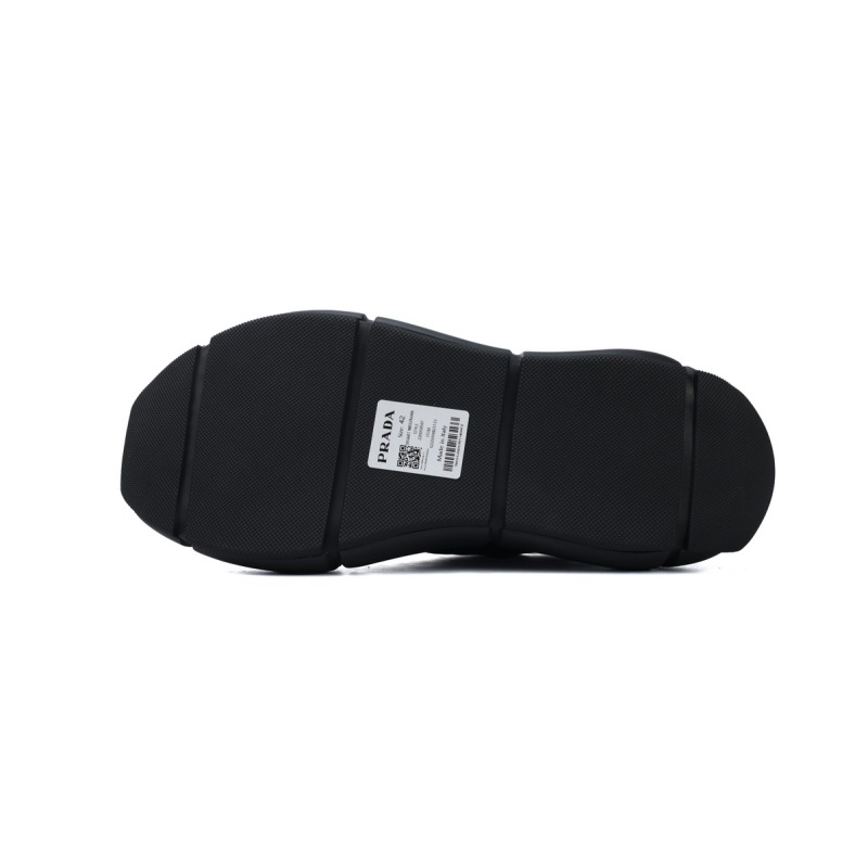 EM Sneakers Prada Sneakers Black Red