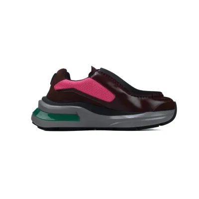 EM Sneakers Prada Sneakers Black Wine Red 02