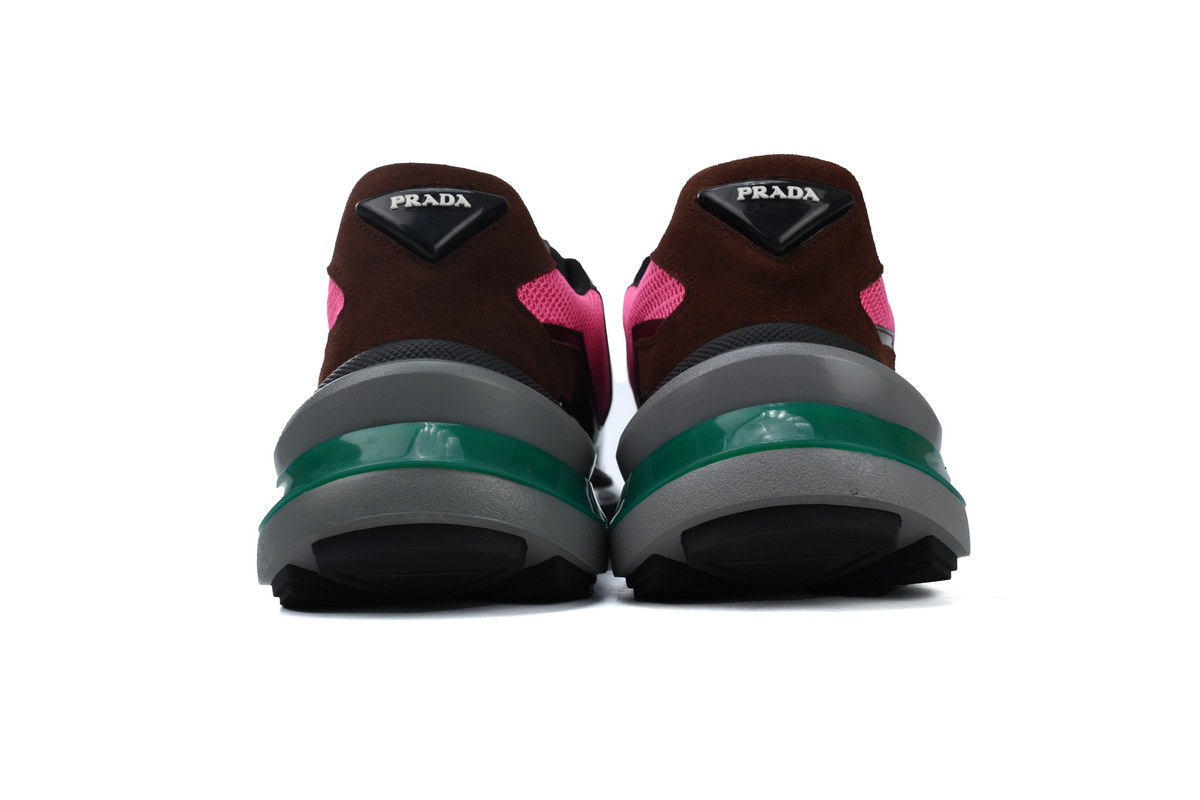 EM Sneakers Prada Sneakers Black Wine Red