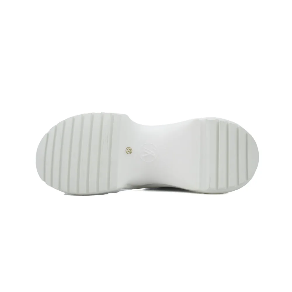 EM Sneakers Louis Vuitton Archlight Sneakers White and Khaki