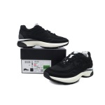EM Sneakers Chanel Low Top Trainer Black and White