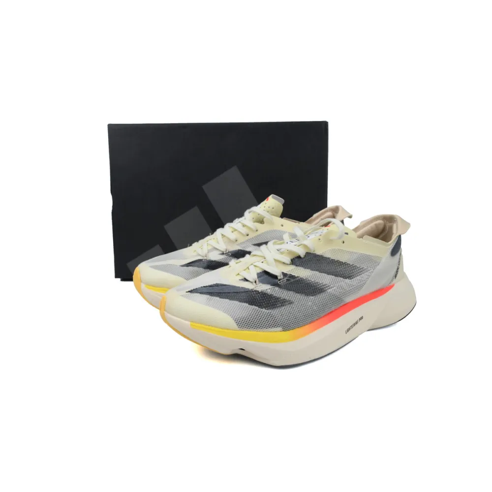 EM Sneakers adidas Adizero Adios Pro 3 Ivory Core Black Crystal Sand