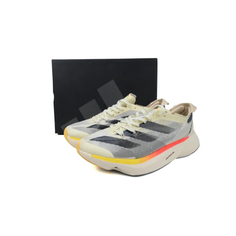 EM Sneakers adidas Adizero Adios Pro 3 Ivory Core Black Crystal Sand