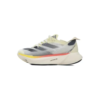 EM Sneakers adidas Adizero Adios Pro 3 Ivory Core Black Crystal Sand 01