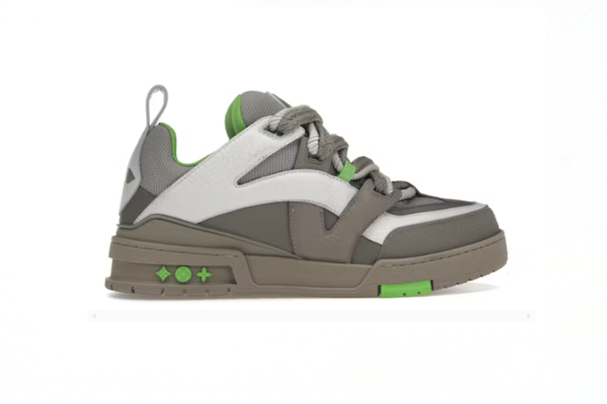 EM Sneakers Louis Vuitton LV Skate Sneaker Grey Green