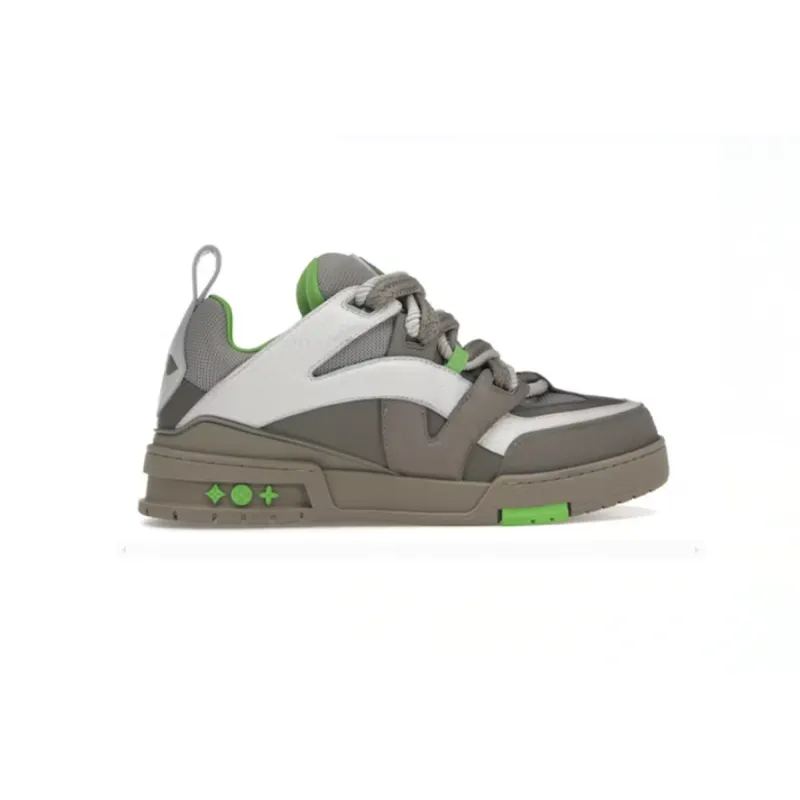 EM Sneakers Louis Vuitton LV Skate Sneaker Grey Green