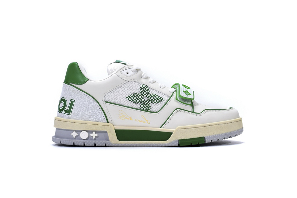 EM Sneakers Louis Vuitton Trainer White Green